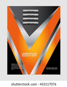 vector business brochure, flyer template
