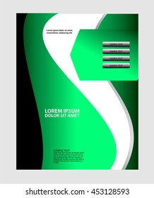 vector business brochure, flyer template
