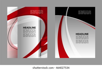 vector business brochure, flyer template
