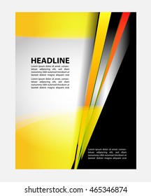 vector business brochure, flyer template
