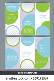 Vector  business brochure or magazine cover  template