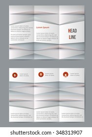 Vector  business brochure or magazine cover  template. 