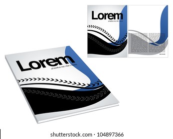 vector business brochure, magazine template