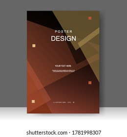 Vector business brochure template. Banner Design, Poster in A4 size. Simple Flyer promotion. magazine. Vector illustration