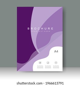 Vector business brochure template. Banner Design, Poster in A4 size. Simple Flyer promotion. magazine. Vector illustration