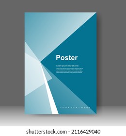 Vector business brochure template. Banner Design, Poster in A4 size. Simple Flyer promotion. magazine. Vector illustration