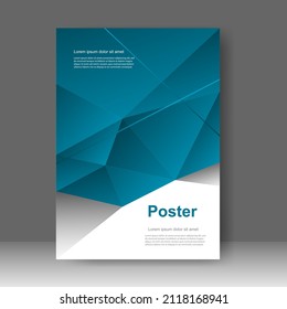 Vector business brochure template. Banner Design, Poster in A4 size. Simple Flyer promotion. magazine. Vector illustration