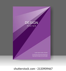 Vector business brochure template. Banner Design, Poster in A4 size. Simple Flyer promotion. magazine. Vector illustration