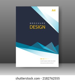 Vector business brochure template. Banner Design, Poster in A4 size. Simple Flyer promotion. magazine. Vector illustration