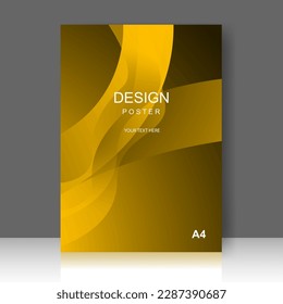 Vector business brochure template. Banner Design, Poster in A4 size. Simple Flyer promotion. magazine. Vector illustration