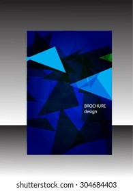 Vector business brochure template or corporate banner design . Modern abstract web, poster ,brochure design template.