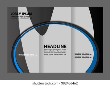 Vector Business Brochure Template Design
