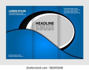 Vector Business Brochure Template Design
