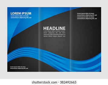 Vector Business Brochure Template Design

