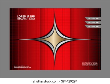 Vector Business Brochure Template Design
