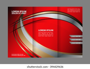 Vector Business Brochure Template Design
