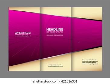 Vector Business Brochure Template Design
