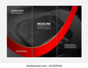 Vector Business Brochure Template Design
