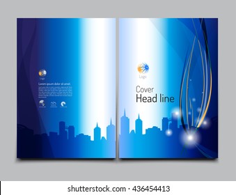 vector business brochure, template design. suitable use for artwork.