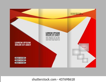 Vector Business Brochure Template Design
