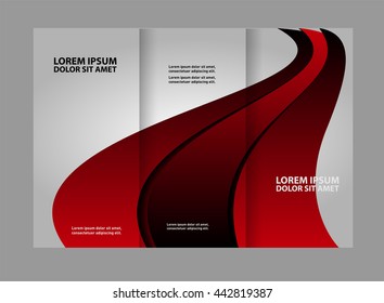 Vector Business Brochure Template Design
