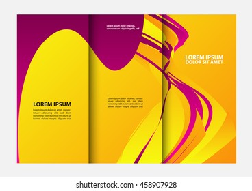 Vector Business Brochure Template Design
