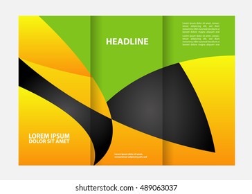 Vector Business Brochure Template Design
