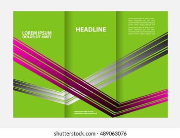 Vector Business Brochure Template Design
