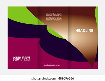 Vector Business Brochure Template Design
