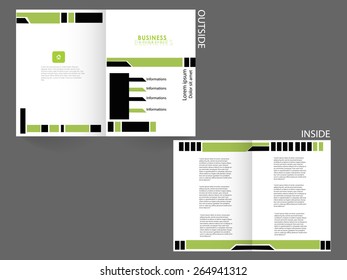 Vector Business Brochure template for multiple uses.