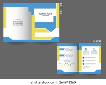 Vector Business Brochure template for multiple uses.