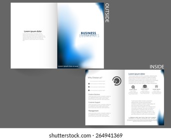 Vector Business Brochure template for multiple uses.