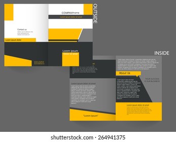 Vector Business Brochure template for multiple uses.