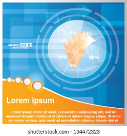 Vector business brochure/background design