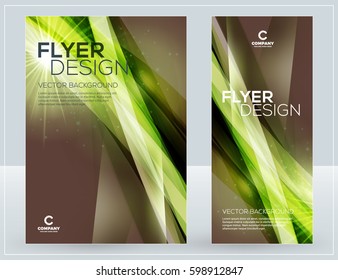 Vector business brochures cover or banner design templates. Abstract background. Vector illustration