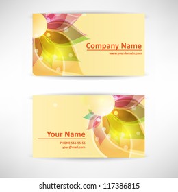 vector business card