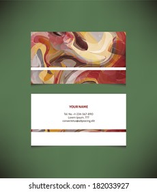 Vector business card