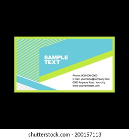 vector business card