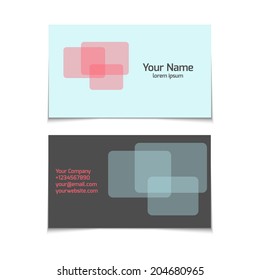 vector business card