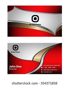 Vector business card 