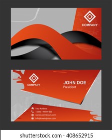 Vector business card
