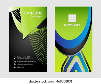 Vector business card
