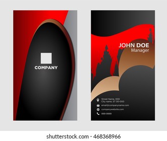 Vector business card
