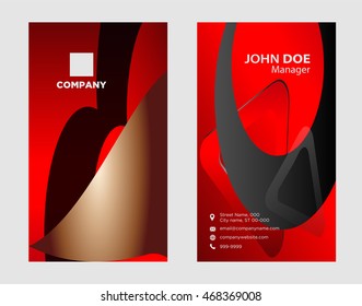 Vector business card
