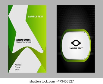 Vector business card
