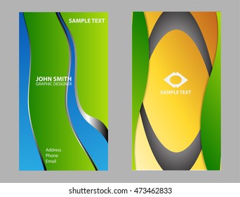Vector business card
