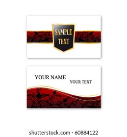 vector business card