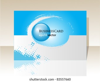 Vector business card