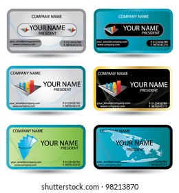 Vector business card