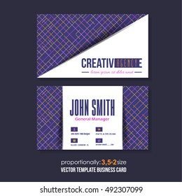 Vector Business Card Design
